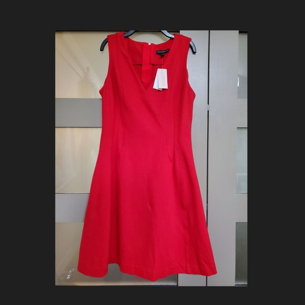 NWT Banana Republic red dress size 10P